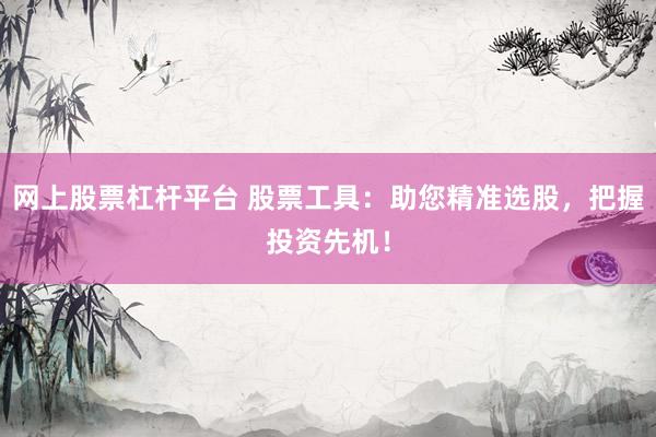 网上股票杠杆平台 股票工具：助您精准选股，把握投资先机！